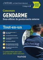 Concours Gendarme - Sous-officier de gendarmerie externe - 2020/2021- Tout-en-un, Tout-en-un