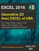 Géometrie 2D avec Excel 2016 et VBA