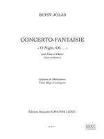 Concerto-Fantaisie 'O Night, oh', Piano Et Choeur
