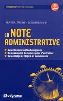 La note administrative