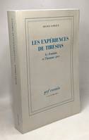 Les Expériences de Tirésias, Le féminin et l'homme grec