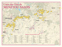 Carte des vins de Menetou-Salon, 30x40 cm