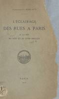 L'éclairage des rues à Paris, À la fin du XVIIe et au XVIIIe siècles