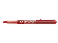 V-Ball 10 - Roller encre liquide - Rouge - Pointe Large