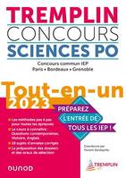 Tremplin Concours Sciences Po Tout-en-un 2023, Concours commun IEP, Paris, Bordeaux, Grenoble