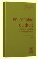 Textes clés de philosophie du droit, Norme, validité et interprétation