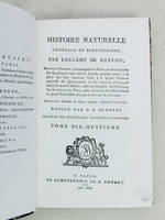 Histoire Naturelle des Oiseaux, par Leclerc de Buffon. Tome Dix-Huitième [ Tome 18 seul ] Rédigé par C.S. Sonnini