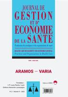 Evaluation des Pratiques et des Organisations de Santé, Journal de gestion et d'économie de la santé