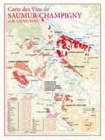 Carte des vins de Saumur-Champigny et du Saumurois