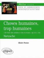 Nietzsche, Choses humaines, trop humaines, 'De l'âme des artistes et des écrivains, § 145 à 156, 