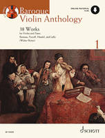 Vol. 1, Baroque Violin Anthology, 38 Pièces. Vol. 1. violin and piano.