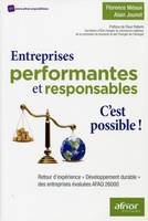 Entreprises performantes et responsables, C'est possible !