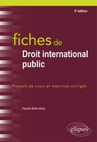 Fiches de Droit international public - 3e édition