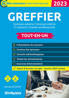 Greffier – Tout-en-un (Catégories A et B – Concours 2023), Concours externe – Concours interne – 3e concours