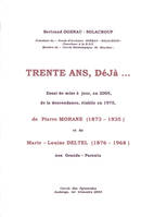 Trente ans déjà : 1975 -2005 - Essai de mise à jour de la descendance de P. MORANE et M.L.DELTEL