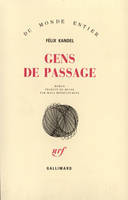 Gens de passage, Le livre des pérégrinations