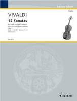 12 Sonatas, op. 2. violin and basso continuo; cello ad libitum.