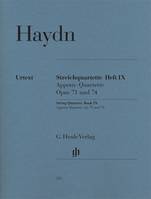 Streichquartette Heft IX op. 71 und 74, String Quartets Book IX op. 71 and 74