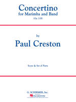 Concertino for Marimba and Band Op. 21b, Score and Parts