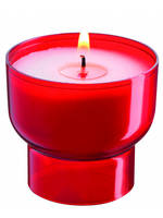 VEILLEUSE TULIPE ROUGE BOUGIE VOTIVE