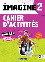 Imagine 2 - Niv. A2.1 - Cahier + cahier numérique + didierfle.app