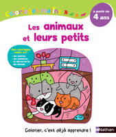 Coloriages malins les animaux et leurs petits à partir de 4 ans