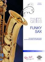 Funky sax, Pour saxophone et piano ou avec accompagnement enregistré