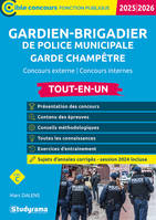 Gardien-brigadier de police municipale – Garde champêtre (Catégorie C – Concours 2025-2026), Concours externe – Concours internes