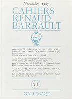 Cahiers Renaud Barrault, 1935-1965 : trente ans de vie théâtrale - «Numance»