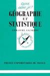 Géographie et Statistique + Géographie des civilisations ---- 2 livres coll. Que sais-je