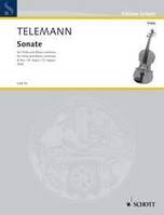 Sonate Si bémol majeur, viola and basso continuo (harpsichord, piano); cello (viola da gamba) ad libitum.