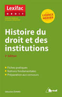 Histoire du droit et des institutions, 3e édition