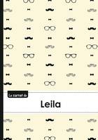 Le carnet de Leila - Lignes, 96p, A5 - Moustache Hispter