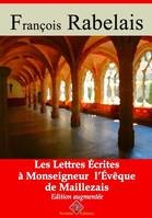 Les lettres écrites a monseigneur l’evêque de Maillezais – suivi d'annexes, Nouvelle édition 2019