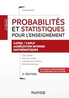 Probabilités et statistiques pour l'enseignement, CAPES, CAPLP, Agrégation