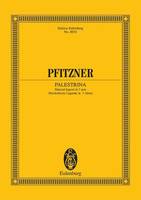 Palestrina, Musical legend in 3 acts. soloists, mixed choir and orchestra. Partition d'étude.