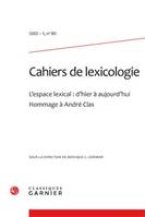 Cahiers de lexicologie