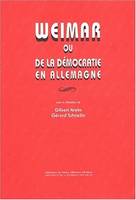 Weimar ou de la démocratie en Allemagne, [colloque en Sorbonne, 25-26 et 27 novembre 1993]