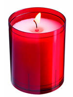 VEILLEUSE ROUGE MOYENNE BOUGIE VOTIVE