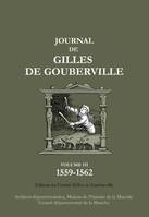 Journal de Gilles de Gouberville, Volume 3. 1559-1562