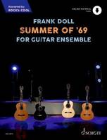 Summer of '69, For Guitar Ensemble. 4 guitars.