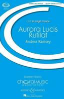 Aurora Lucis Rutilat, choir (SAA) and string quartet. Réduction pour piano.