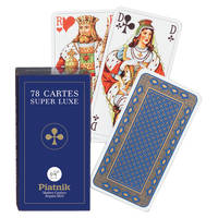 Jeu de Tarot - Super Luxe - Bleu et Or (78 cartes)