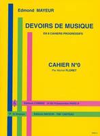 Devoirs de musique cahier 0