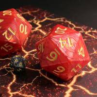 D20 Compteur Titan - Rouge & Or