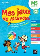 Mes jeux de vacances MS vers la GS- 2024, pour s'amuser et préparer sa rentrée