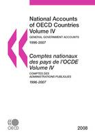 Comptes nationaux des pays de l'OCDE 2008, Volume IV, Comptes des administrations publiques