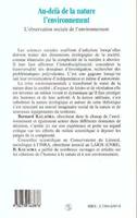 Au-delà de la nature: l'environnement, L'observation sociale de l'environnement