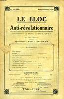 LE BLOC ANTI-REVOLUTIONNAIRE, 3e (28e ANNEE), N° 16 (229), AOUT-OCTOBRE 1930