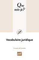 Vocabulaire juridique, « Que sais-je ? » n° 2457